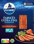Émincés extras-fins de saumon fumé pavot & piment d'Espelette - Petit Navire - Lidl à Nîmes Émincés extras-fins de saumon fumé pavot & piment d'Espelette - Petit Navire en promo chez Lidl Nîmes à 5,59 €