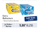 Refreshers von Extra im aktuellen Metro Prospekt für 6,29 €