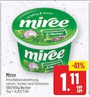 Frischkäsezubereitung von Miree für 1,11 € bei E center im Angebot Frischkäsezubereitung von Miree im aktuellen E center Prospekt