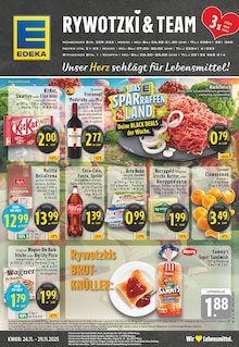 Aktueller EDEKA Prospekt "Aktuelle Angebote" Seite 1 von 24 Seiten für Kempen