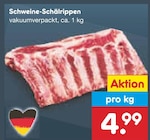 Schweine-Schälrippen bei Netto Marken-Discount im Neckarsteinach Prospekt für 4,99 €