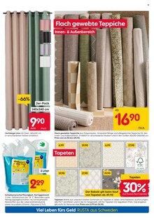 Teppichboden im Rusta Prospekt "Willkommen zu Hause in Schweden!" mit 16 Seiten (Jena)