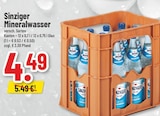 Trinkgut Zülpich - Mineralwasser Angebot im Prospekt Mineralwasser bei Trinkgut im Zülpich Prospekt für 4,49 €