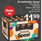 Aktuelle Krombacher Angebote bei TOP Getränke in Neuss Aktuelles Spezi Angebot bei TOP Getränke in Neuss ab 11,99 €