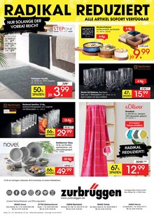 Tafel-Set im aktuellen Zurbrüggen Prospekt (Essen) Tafel-Set im Zurbrüggen Prospekt "RADIKAL REDUZIERT" mit 12 Seiten (Essen)