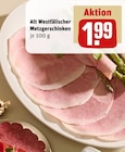 Alt Westfälischer Metzgerschinken bei REWE im Dorsten Prospekt für 1,99 €