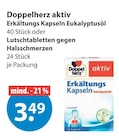 Erkältungs Kapseln Eukalyptusöl von Doppelherz im aktuellen V-Markt Prospekt für 3,49 €