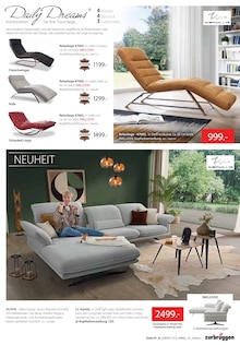 Couch im aktuellen Zurbrüggen Prospekt (Herne) Couch im Zurbrüggen Prospekt "Ihr Einrichtungshaus der Extraklasse" mit 55 Seiten (Herne)