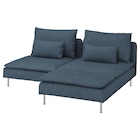 2er-Sofa mit Récamiere Hillared dunkelblau Hillared dunkelblau Angebote von SÖDERHAMN bei IKEA Pirmasens für 629,00 €