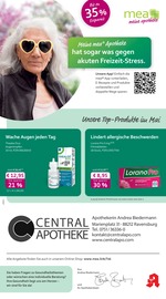 mea - meine apotheke Apotheken Prospekt der aktuellen Woche mit 4 Seiten, gültig von 01.05.2026 bis 31.05.2026, in Ravensburg und Umgebung Aktueller mea - meine apotheke Apotheken Prospekt in Ravensburg und Umgebung, "Unsere Mai-Angebote" mit 4 Seiten, 01.05.2026 - 31.05.2026