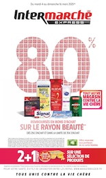 Prospectus Intermarché "80%  REMBOURSÉS EN BONS D'ACHAT SUR LE RAYON BEAUTÉ", 16 pages, 04/03/2025 - 16/03/2025