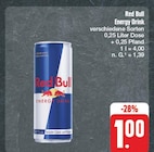 Energy Drink Angebote von Red Bull bei EDEKA Jena für 1,00 €