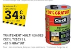 Promo Traitement multi usages cecil tx203 5 l +20 % gratuit à 34,90 € dans le catalogue Tout Faire à Sarlat-la-Canéda