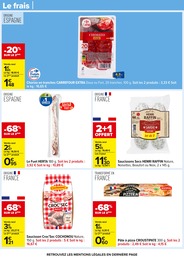 Prix et réduction Pizza dans le prospectus Carrefour en cours Offre Pizza dans le catalogue Carrefour du moment à la page 38