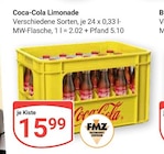 Limonade Angebote von Coca-Cola bei GLOBUS Völklingen für 15,99 €
