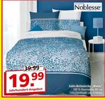 Satin-Bettwäsche "Malou" von Noblesse im aktuellen Segmüller Prospekt für 19,99 €