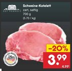 Aktuelle Schweinefleisch Angebote bei Netto Marken-Discount in Jena Aktuelles Schweine-Kotelett Angebot bei Netto Marken-Discount in Jena ab 3,99 €