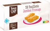 10 feuilletés jambon fromage - TOQUE DU CHEF en promo chez Lidl Levallois-Perret à 2,59 €