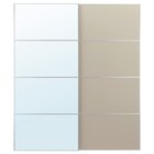 Schiebetürpaar Spiegelglas/doppelseitig graubeige 200x236 cm Angebote von AULI / MEHAMN bei IKEA Gießen für 315,00 €