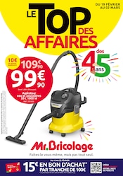 Catalogue Bricolage Mr. Bricolage en cours à Douville-en-Auge et alentours, "LE TOP DES AFFAIRES DES 45 ans", 14 pages, 19/02/2025 - 02/03/2025