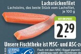 Aktuelle Lachs Angebote bei E center in Duisburg Aktuelles Lachsrückenfilet Angebot bei E center in Duisburg ab 2,29 €