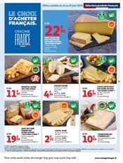 Promos Fromage dans le catalogue "BEAUTÉ" de Auchan Hypermarché Fromage en promo dans le catalogue Auchan Hypermarché à la page 23