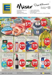 Aktueller EDEKA Prospekt für Moers mit  Seiten