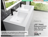 „n50“ Doppel-Einbauwaschtisch Angebote von neoro bei reuter Kaufbeuren für 359,95 €