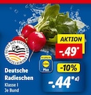 Lidl Rösrath - Deutsche Radieschen Angebot im Prospekt Deutsche Radieschen bei Lidl im Rösrath Prospekt für 0,44 €