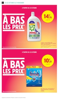 Prospectus Intermarché de la semaine "-50% DE REMISE IMMÉDIATE SUR LE 2ÈME" avec 2 pages, valide du 22/10/2024 au 03/11/2024 pour Angers et alentours