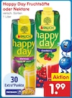 Aktuelles Happy Day Fruchtsäfte oder Nektare Angebot bei Netto Marken-Discount in Freiburg (Breisgau) ab 1,99 €