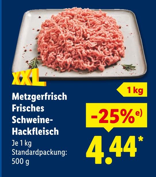 Metzgerfrisch Frisches Schweine-Hackfleisch