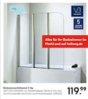 Badewannenfaltwand 3-tlg. von Valblue im aktuellen Hellweg Prospekt
