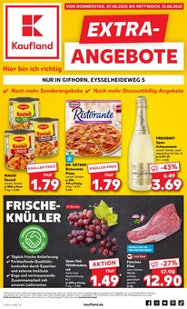 Aktueller Kaufland Prospekt "EXTRA-ANGEBOTE" Seite 1 von 8 Seiten