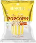 Bio Popcorn Süß & Salzig Angebote von Heimatgut bei REWE Freiberg für 1,59 €