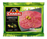 Promo Carpaccio aux olives CHARAL à 5,90 € dans le catalogue Carrefour à Autingues