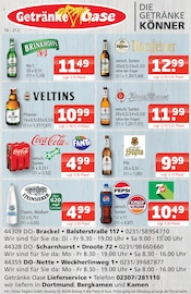 Aktueller Getränke Oase Getränkemärkte Prospekt in Castrop-Rauxel und Umgebung, "Aktuelle Angebote" mit 1 Seite, 16.02.2026 - 21.02.2026