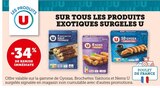 -34% de remise immédiate sur tous les produits exotiques surgeles U en promo chez Super U Rillieux-la-Pape