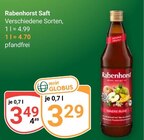 Aktuelle Saft Angebote bei GLOBUS in Duisburg Aktuelles Rabenhorst Angebot bei GLOBUS in Duisburg ab 3,29 €