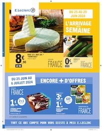Prospectus Supermarchés de E.Leclerc à Sainte-Verge: "L'arrivage de la semaine", 17 pages, 25/06/2024 - 06/07/2024