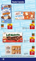 Prix et réduction Chocolat Au Lait dans le prospectus Aldi en cours Offre Chocolat Au Lait dans le catalogue Aldi du moment à la page 12