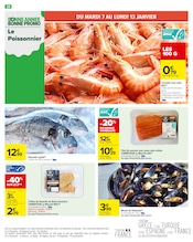 Crevettes Angebote im Prospekt "NOUVELLE ANNÉE MEILLEURE PROMO" von Carrefour auf Seite 30