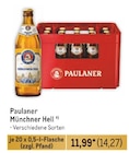 Paulaner Münchner Hell Angebote bei Metro Wallenhorst für 14,27 €