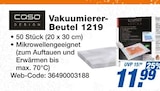 Vakuumierer-Beutel 1219 bei expert Schäfer im Elz Prospekt für 11,99 €