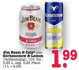 & Cola Angebote von Jim Beam bei E center Mannheim für 1,99 €