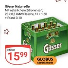 Naturradler Angebote von Gösser bei GLOBUS Homburg für 15,99 €