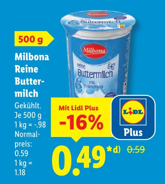 Reine Buttermilch