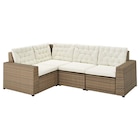 Modulecksofa 3-sitzig/außen braun/Kuddarna beige von SOLLERÖN im aktuellen IKEA Prospekt für 596,97 €