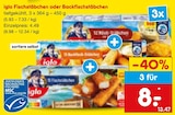 Fischstäbchen oder Backfischstäbchen Angebote von Iglo bei Netto Marken-Discount Magdeburg für 8,00 €