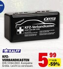 KFZ-VERBANDKASTEN Angebote von KALFF bei Marktkauf Freiburg für 5,99 €